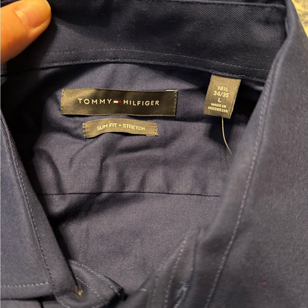 Tommy Hilfiger Deep Blue Slim Fit Shirt